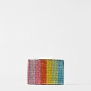 ZARA Rainbow Clutch